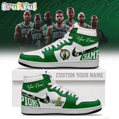 Boston Celtics 2024 NBA Finals Champions Air Jordan 1 Shoes