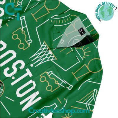 Boston Celtics Illustration Hawaiian Set - Teesmith