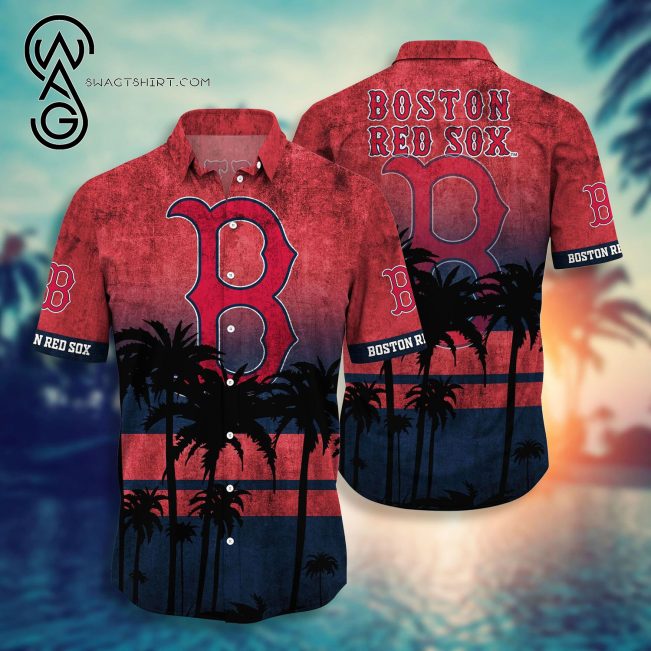 Boston Red Sox Baseball Team Combo Hawaiian Shirt And Shorts - Hot Sale 2025