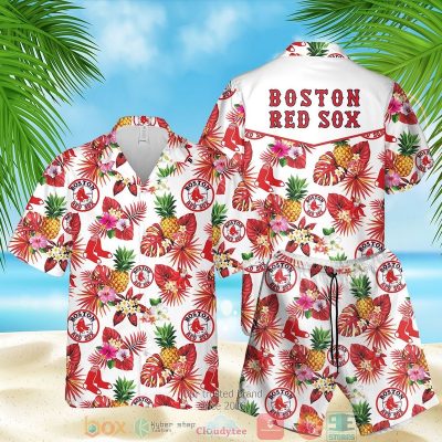 Boston Red Sox Mlb Pineapple Hawaiian Shirt, Shorts - Hot Sale 2025