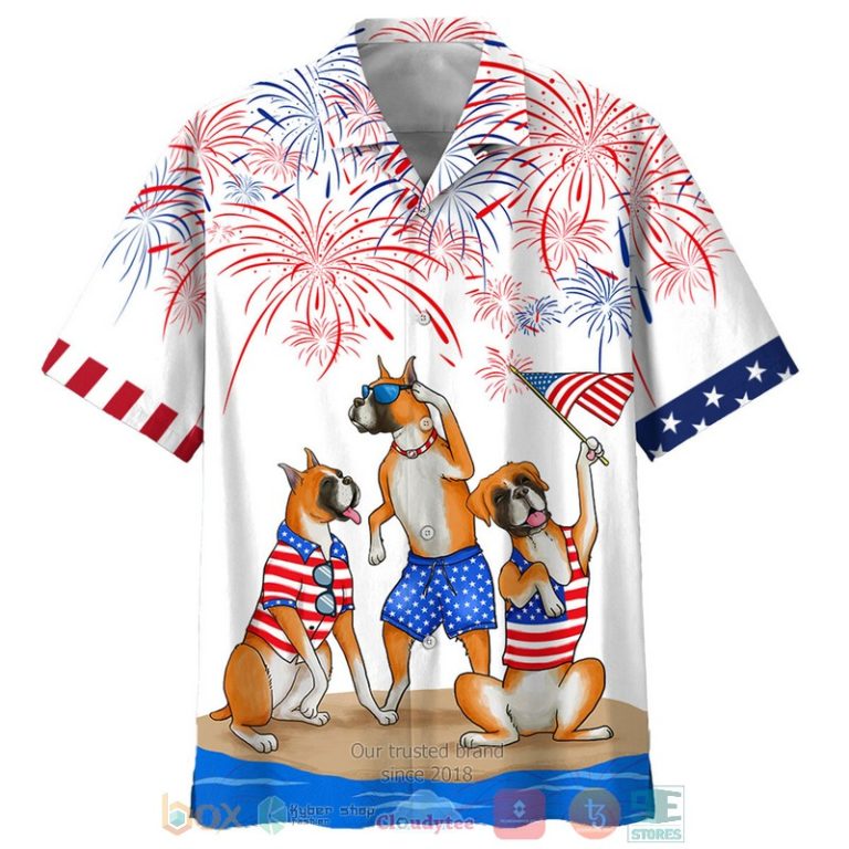 Boxer Independence Day Is Coming Hawaiian Shirt, Shorts - Hot Sale 2025