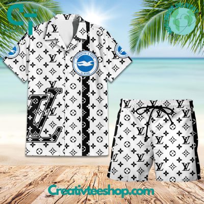 EPL Brighton & Hove Albion Louis Vuitton Hawaiian Shirt, Shorts - Teesmith