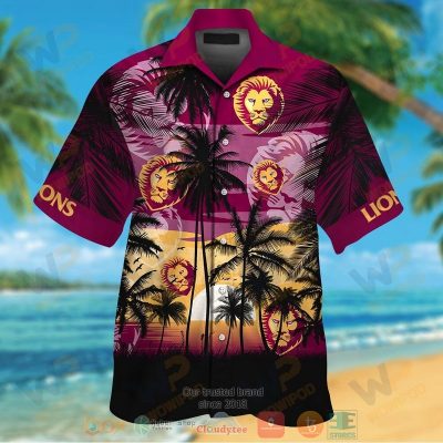 Brisbane Lions Hawaiian Shirt And Shorts - Hot Sale 2025