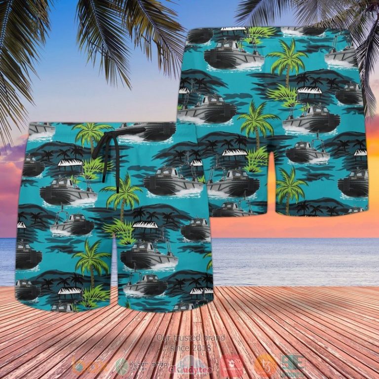 British Army Combat Support Boat Hawaiian Shirt, Shorts - Hot Sale 2025