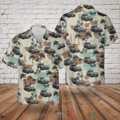 British Army Fv102 Striker Hawaiian Shirt, Short - Hot Sale 2025