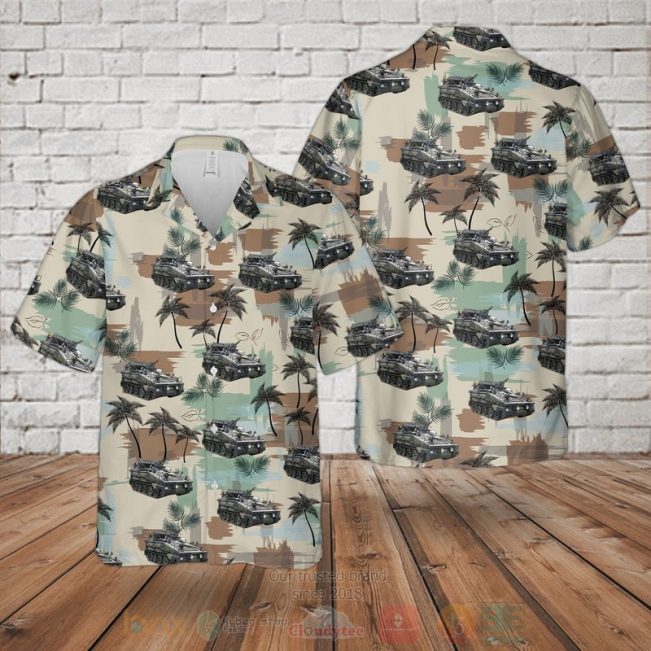 British Army Fv102 Striker Hawaiian Shirt, Short - Hot Sale 2025