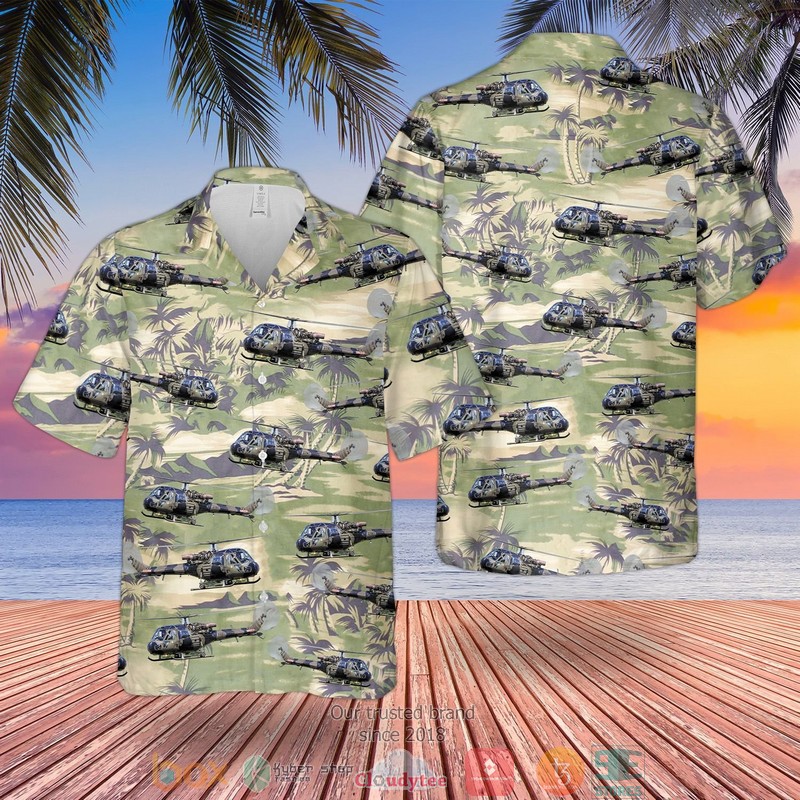 British Army Historical Westland Scout Ah1 Hawaiian Shirt, Shorts - Hot Sale 2025