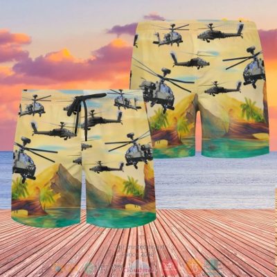 British Army Westland Wah-64 Apache Hawaiian Shirt, Shorts - Hot Sale 2025