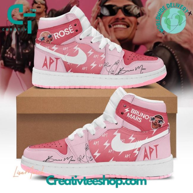 Bruno Mars x Rose APT Air Jordan 1 Sneaker - soulcals.com