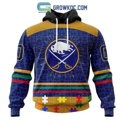 Buffalo Sabres NHL Special Fearless Against Autism Hoodie T Shirt Buffalo Sabres NHL Special Fearless Against Autism Hoodie T Shirt