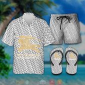 Burberry Hawaiian Shirt And Short - Hot Sale 2025