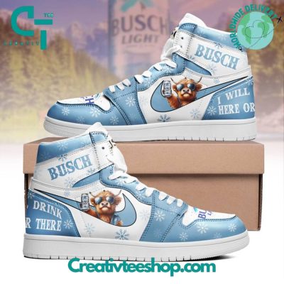 Busch Beer Frozen Air Jordan 1 Sneaker - soulcals.com