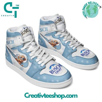 Busch Beer Frozen Air Jordan 1 Sneaker - soulcals.com