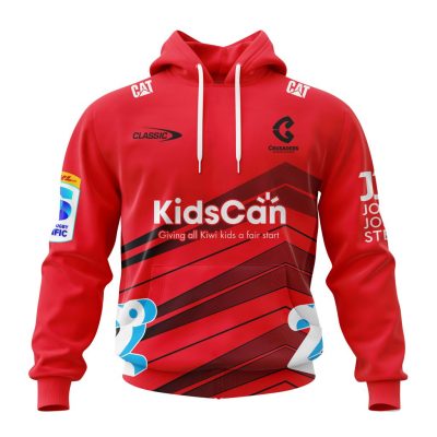 Super Rugby BNZ Crusaders Personalized 2024 Home Kits