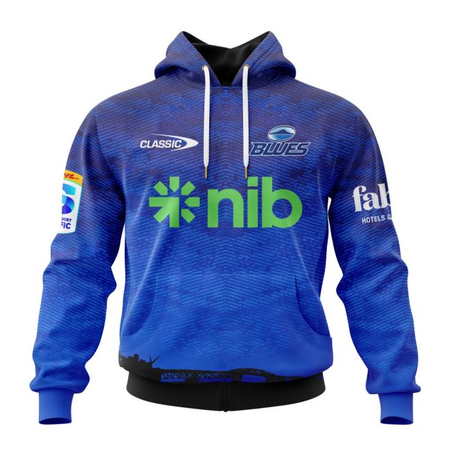 Super Rugby Auckland Blues Personalized 2025 Home Kits