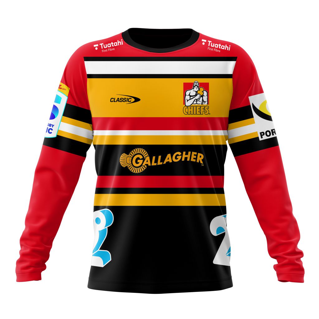 Super Rugby Gallagher Chiefs Personalized 2024 Heritage Kits Super Rugby Gallagher Chiefs Personalized 2024 Heritage Kits