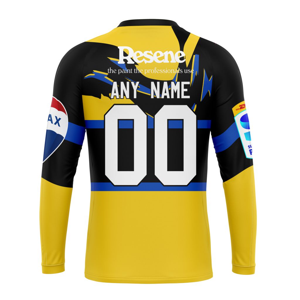 Super Rugby Wellington Hurricanes Personalized 2024 Heritage Kits