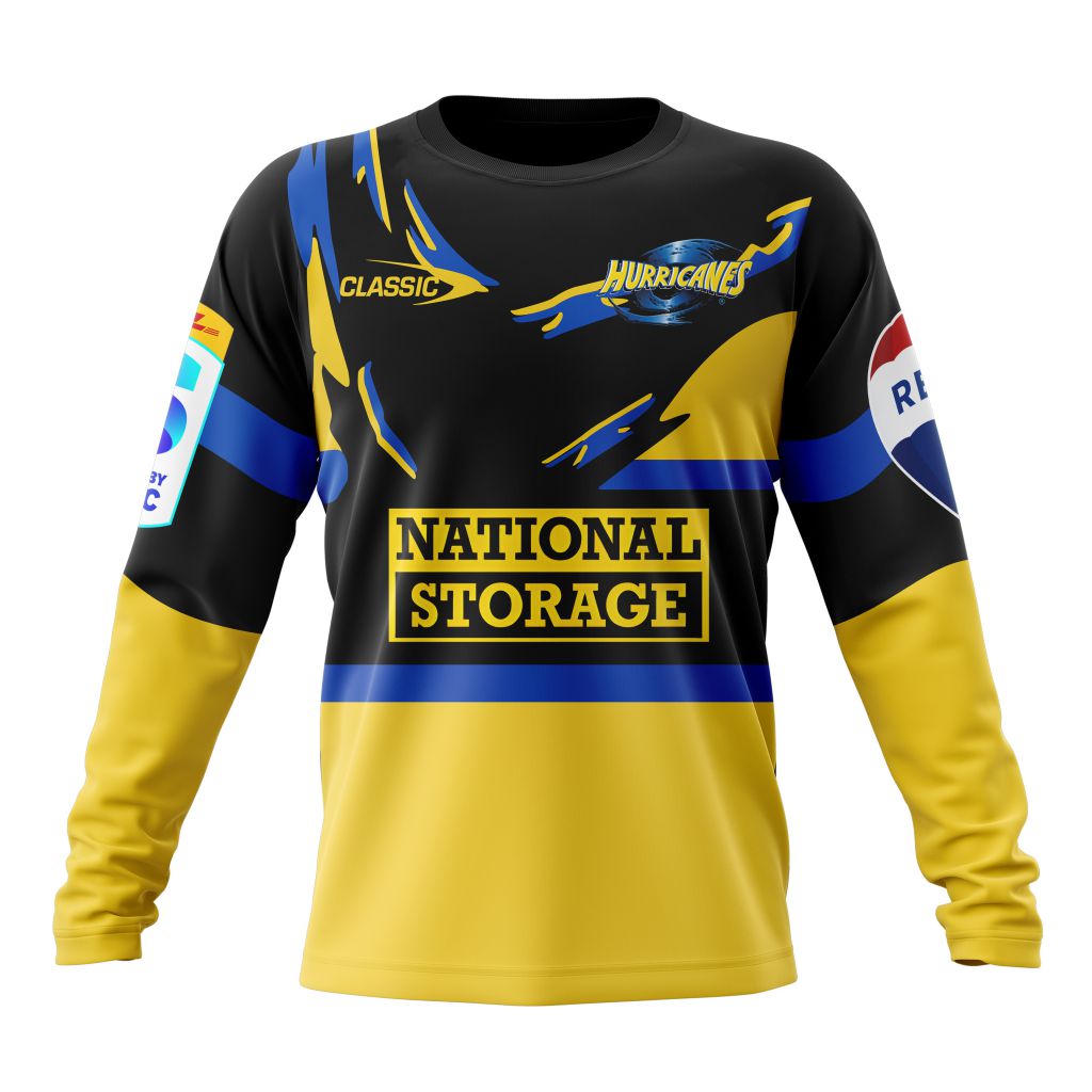 Super Rugby Wellington Hurricanes Personalized 2024 Heritage Kits