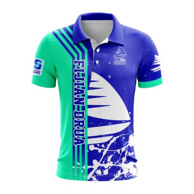Super Rugby Fijian Drua Special Design Polo ST2401