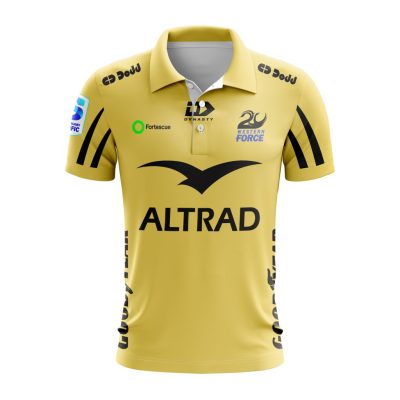 Super Rugby Western Force Personalized 2025 Away Polo