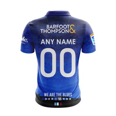 Super Rugby Auckland Blues Personalized 2025 Home Polo