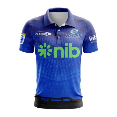 Super Rugby Auckland Blues Personalized 2025 Home Polo