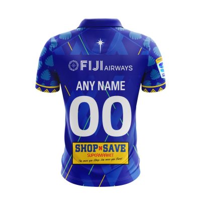 Super Rugby Fijian Drua Personalized 2025 Home Polo