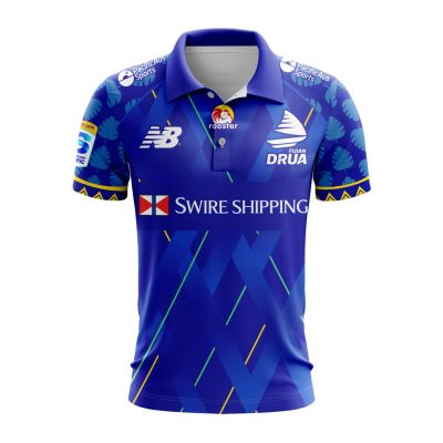 Super Rugby Fijian Drua Personalized 2025 Home Polo