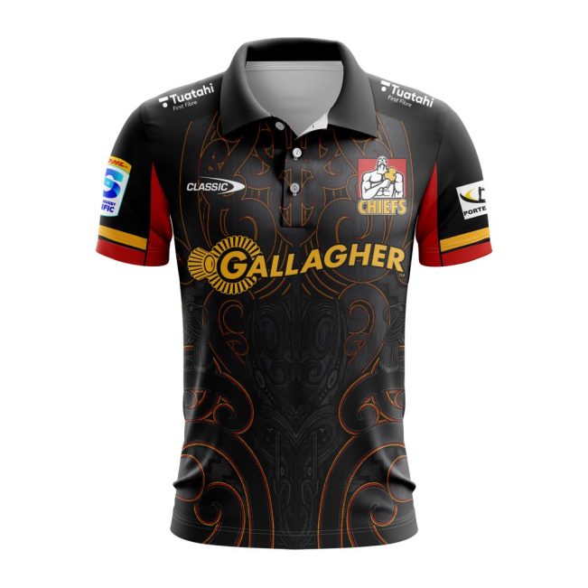 Super Rugby Gallagher Chiefs Personalized 2025 Home Polo