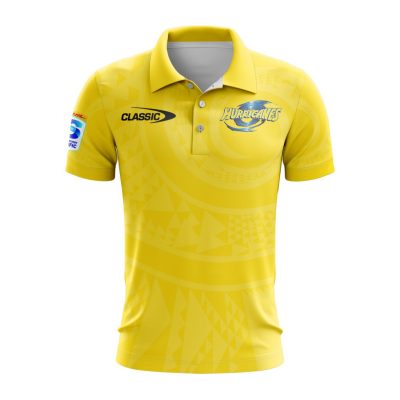 Super Rugby Wellington Hurricanes Personalized 2025 Home Polo