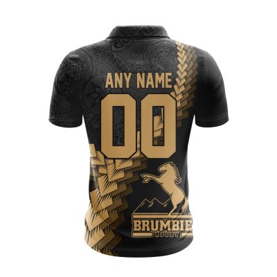 Super Rugby ACT Brumbies Special Black And Gold Polo Design ST2401