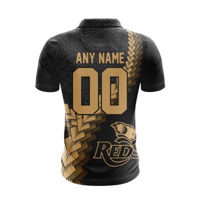 Super Rugby Queensland Reds Special Black And Gold Polo Design ST2401