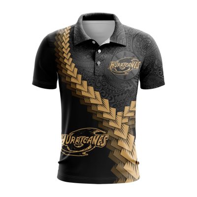Super Rugby Western Force Special Black And Gold Polo Design ST2401