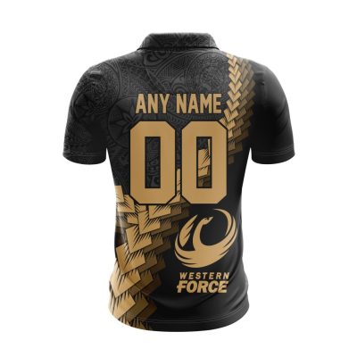 Super Rugby Wellington Hurricanes Special Black And Gold Polo Design ST2401