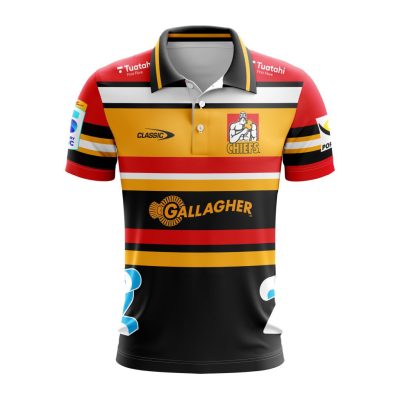 Super Rugby Gallagher Chiefs Personalized 2024 Heritage Polo