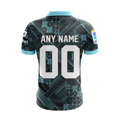 Super Rugby Moana Pasifika Personalized 2024 Heritage Polo