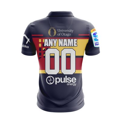 Super Rugby Speights Highlanders Personalized 2024 Heritage Polo