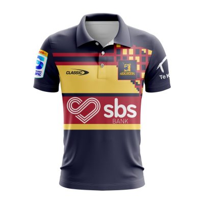 Super Rugby Speights Highlanders Personalized 2024 Heritage Polo