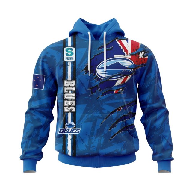 Super Rugby Auckland Blues | Specialized Jersey Concepts With National Flag V0122