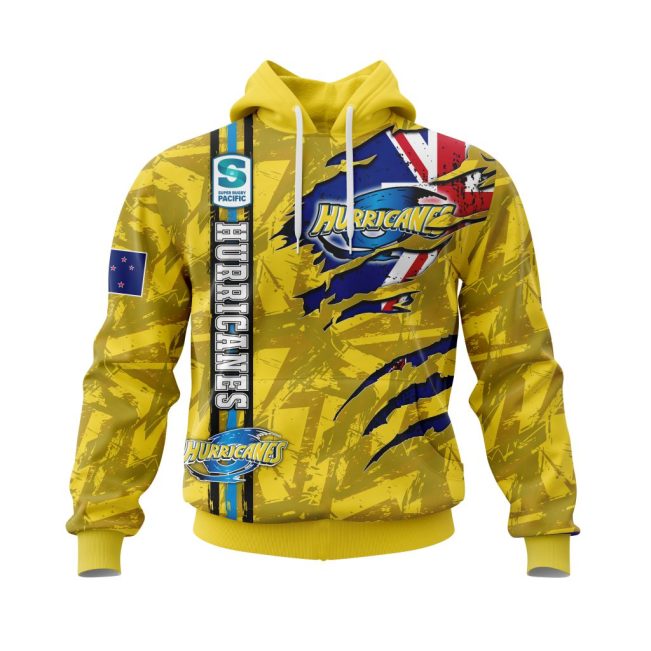 Super Rugby Wellington Hurricanes | Specialized Jersey Concepts With National Flag V0122