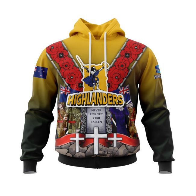 Super Rugby Speight's Highlanders | Specialized Anzac Jersey Concepts V0322