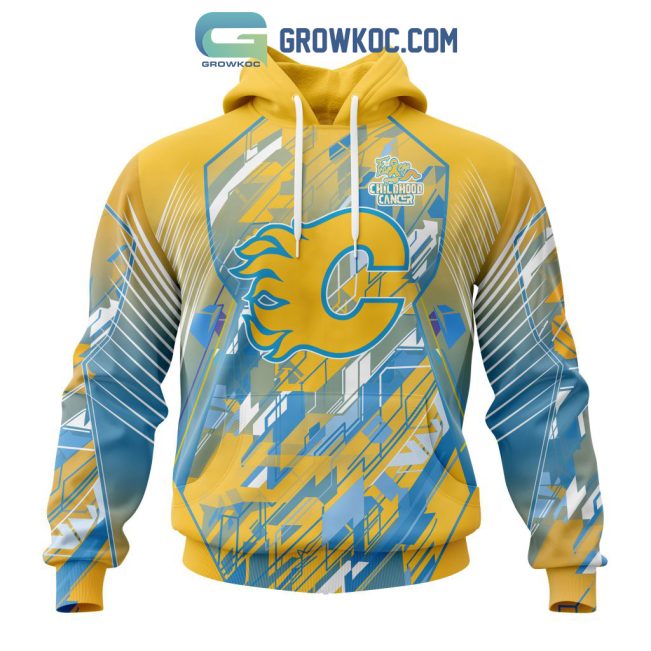 Calgary Flames NHL Fearless Against Childhood Cancers Hoodie T Shirt