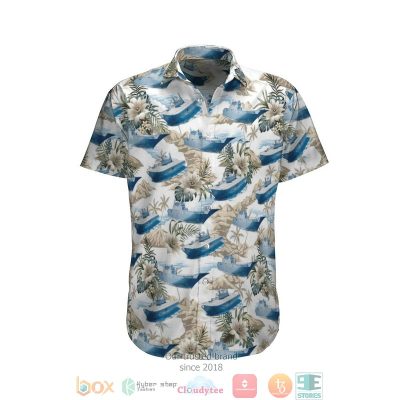 Canberra-Class Landing Helicopter Dock Royal Australian Navy Ship Hawaiian Shirt, Short - Hot Sale 2025