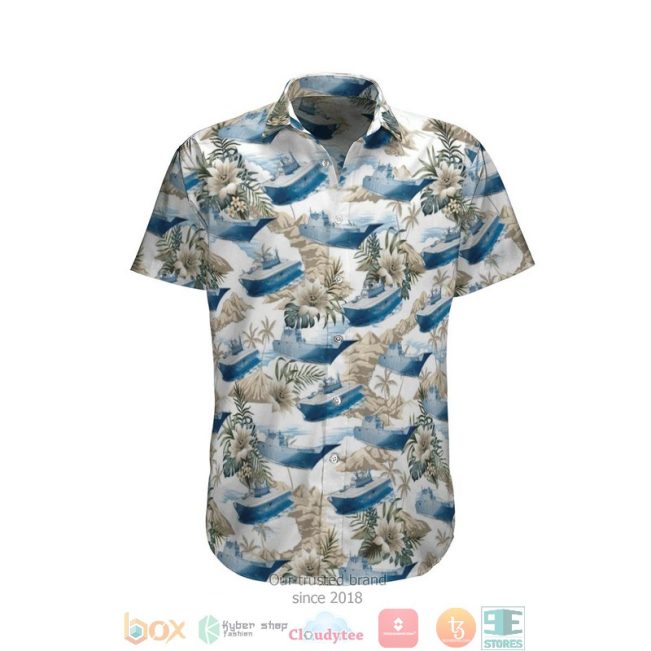 Canberra-Class Landing Helicopter Dock Royal Australian Navy Ship Hawaiian Shirt, Short - Hot Sale 2025