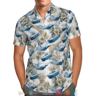 Canberra-Class Landing Helicopter Dock Royal Australian Navy Ship Hawaiian Shirt, Short - Hot Sale 2025