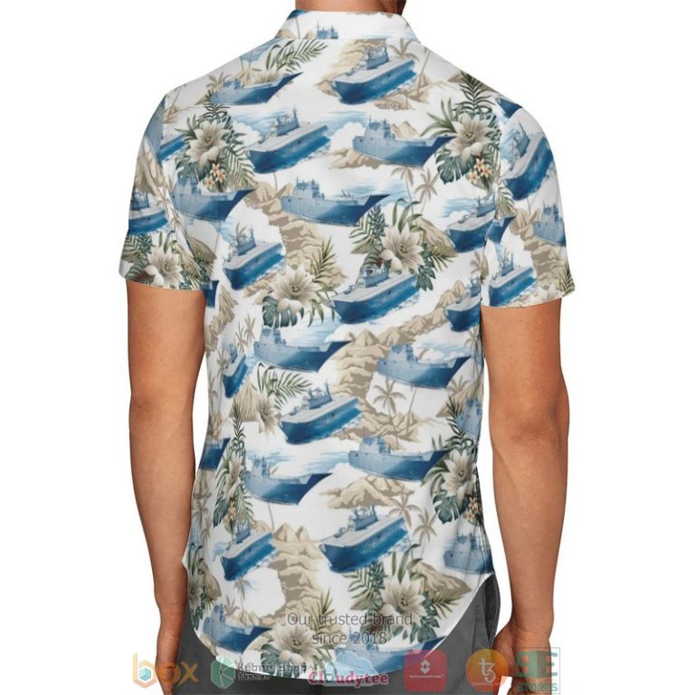 Canberra-Class Landing Helicopter Dock Royal Australian Navy Ship Hawaiian Shirt, Short - Hot Sale 2025 Canberra-Class Landing Helicopter Dock Royal Australian Navy Ship Hawaiian Shirt, Short - Hot Sale 2025