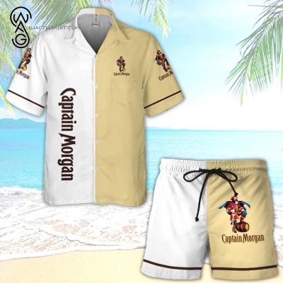 Captain Morgan All Over Print Hawaiian Shirt And Beach Shorts - Hot Sale 2025