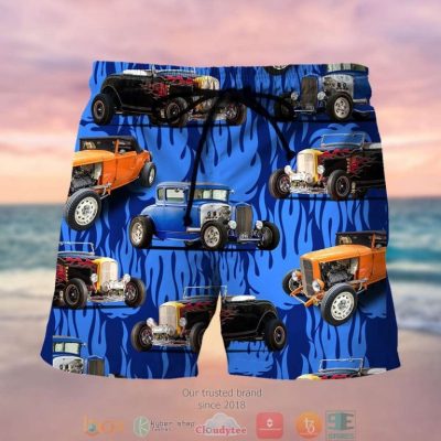 Car Hot Rod Flame Hawaiian Shirt, Short - Hot Sale 2025