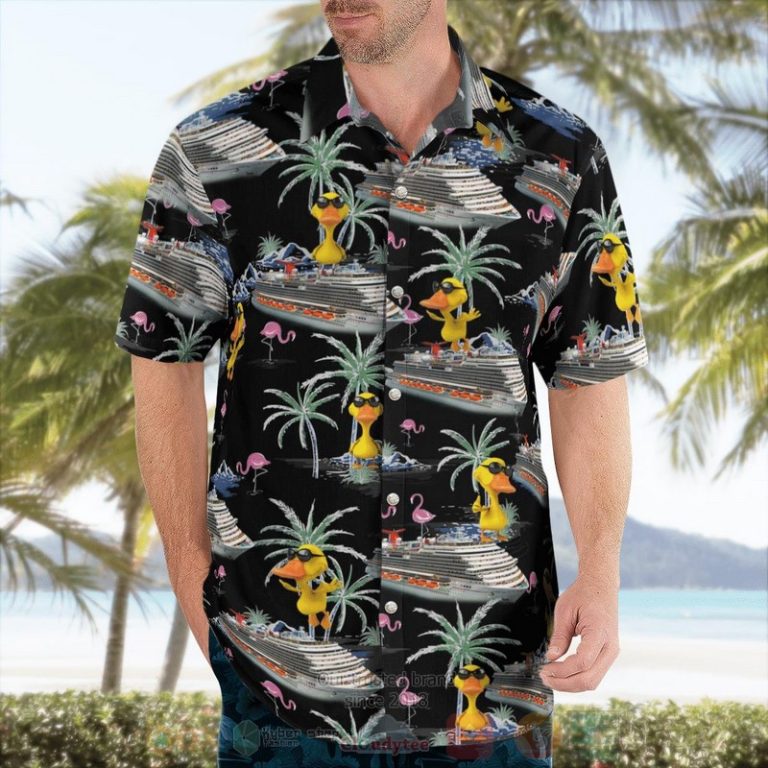 Carnival Cruise Line Carnival Horizon Cruising Duck Hawaiian Shirt, Short - Hot Sale 2025
