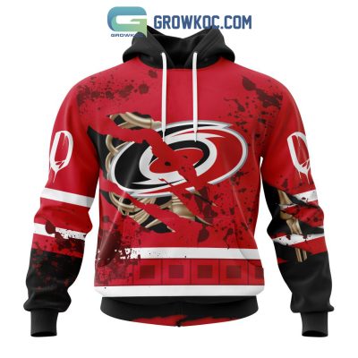 Carolina Hurricanes NHL Special Design Jersey With Your Ribs For Halloween Hoodie T Shirt